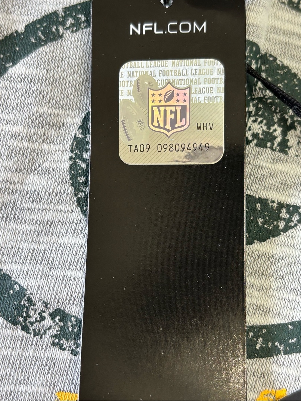 NFL Green Bay Packers Gray Zip up Hoodie with Dark Green Team Print - Picture 3 of 6